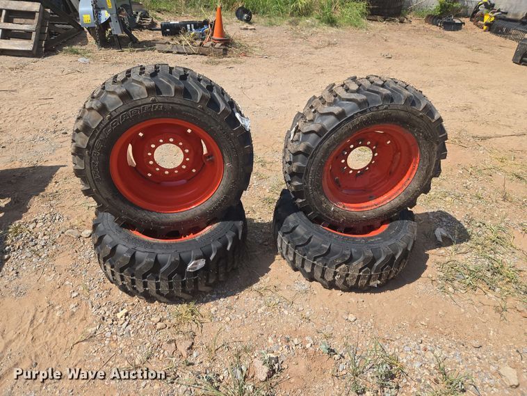 image for item EW8547 (4) 27/10.5-15 NHS Titan tires and wheels
