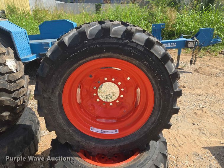 image for item EW8547 (4) 27/10.5-15 NHS Titan tires and wheels