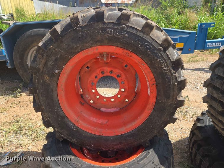 image for item EW8547 (4) 27/10.5-15 NHS Titan tires and wheels