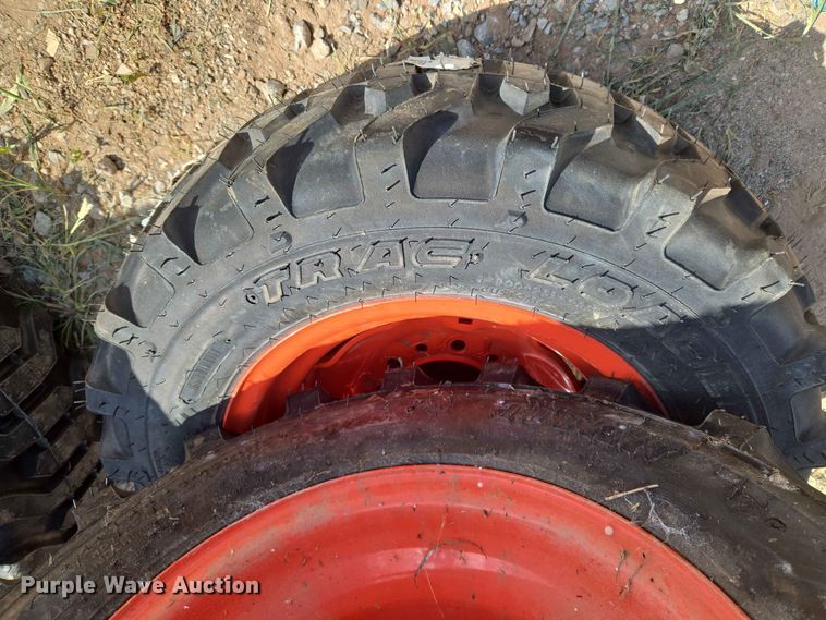 image for item EW8547 (4) 27/10.5-15 NHS Titan tires and wheels