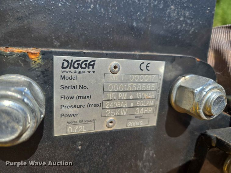 image for item EW8549 Digga MLT-000017 compact utility loader trencher