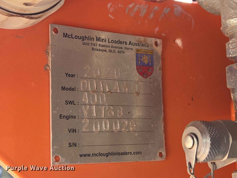 image for item EW8551 2020 McLaughlin Outalw D compact utility loader