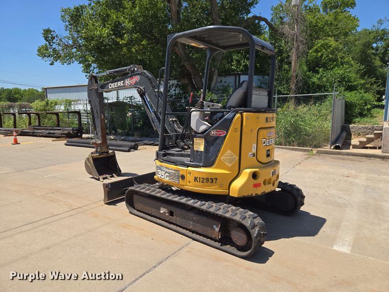 image for item EW8576 2020 John Deere 35G mini excavator