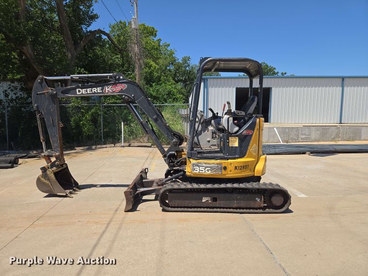 image for item EW8576 2020 John Deere 35G mini excavator