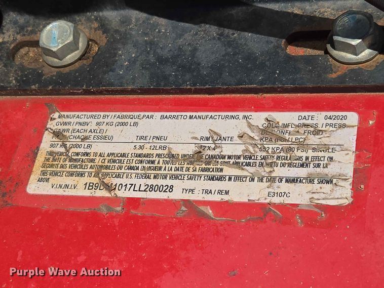 image for item EW8579 2020 BERRETO 3107C wood chipper