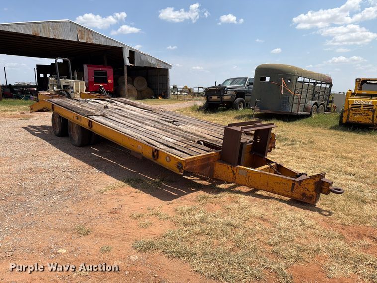 image for item EW8634 2015 Belshe equipment trailer