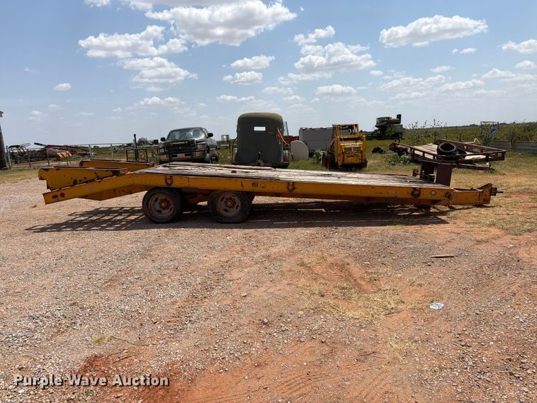 image for item EW8634 2015 Belshe equipment trailer