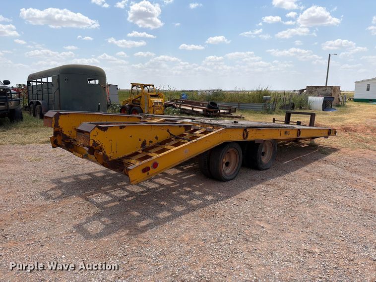 image for item EW8634 2015 Belshe equipment trailer