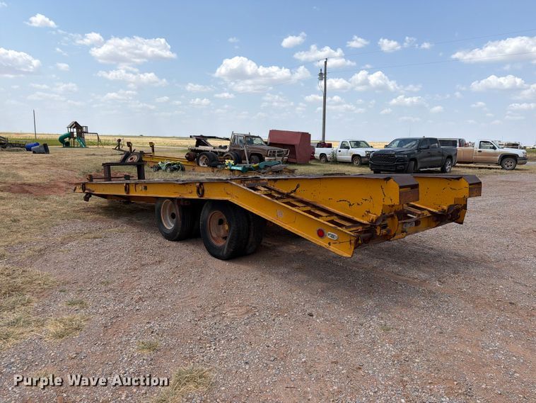 image for item EW8634 2015 Belshe equipment trailer