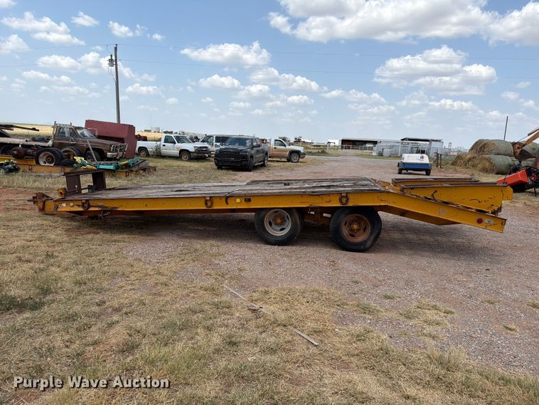 image for item EW8634 2015 Belshe equipment trailer