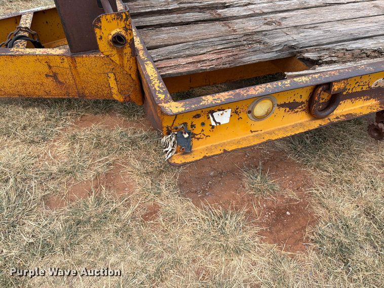 image for item EW8634 2015 Belshe equipment trailer