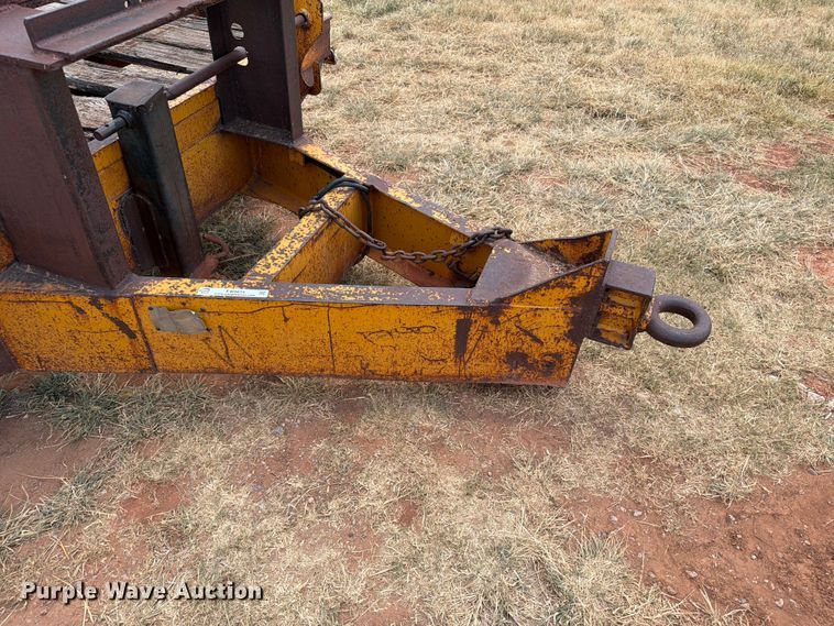 image for item EW8634 2015 Belshe equipment trailer