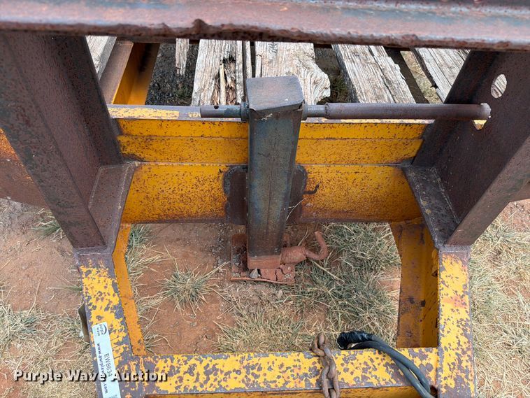 image for item EW8634 2015 Belshe equipment trailer
