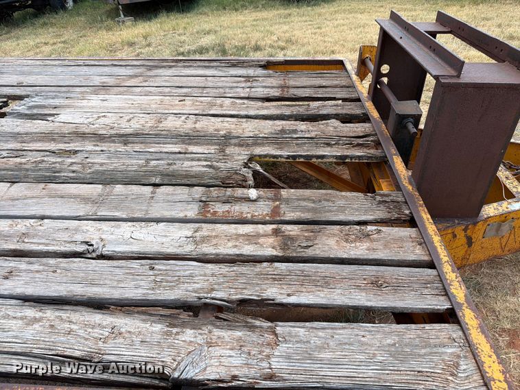 image for item EW8634 2015 Belshe equipment trailer