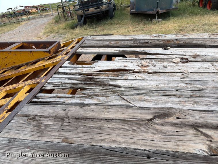 image for item EW8634 2015 Belshe equipment trailer
