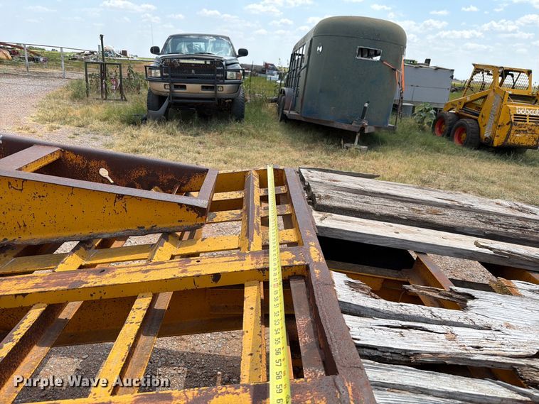 image for item EW8634 2015 Belshe equipment trailer