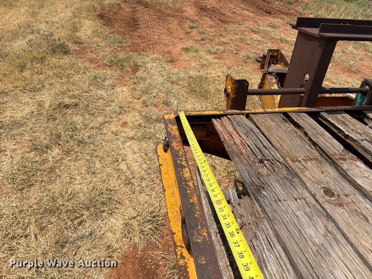 image for item EW8634 2015 Belshe equipment trailer