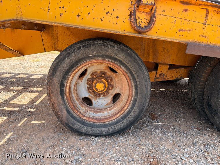 image for item EW8634 2015 Belshe equipment trailer