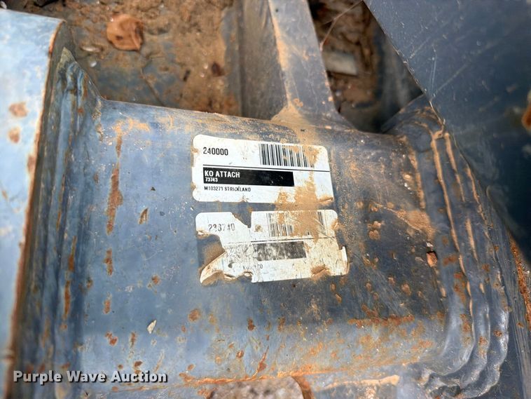image for item EX2557 Strickland excavator hydraulic thumb