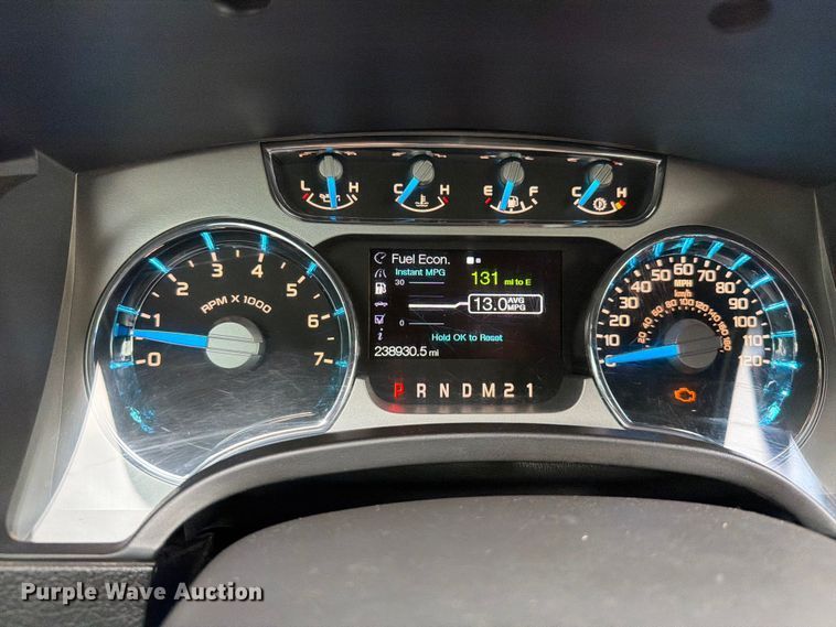image for item EX2572 2013 Ford F150 Crew Cab pickup truck