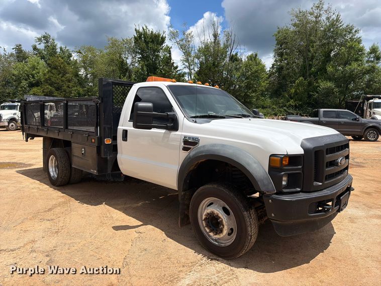 image for item EX2574 2010 Ford F-550 flatbed truck