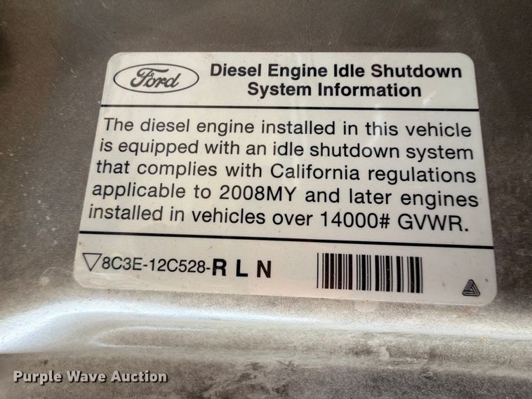 image for item EX2574 2010 Ford F-550 flatbed truck