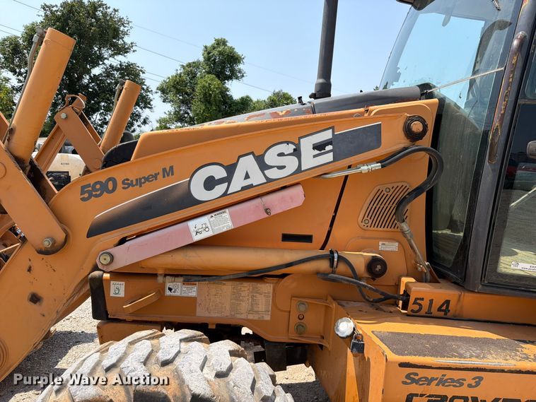 image for item EX2582 2009 Case 590 Super M Series 3 backhoe