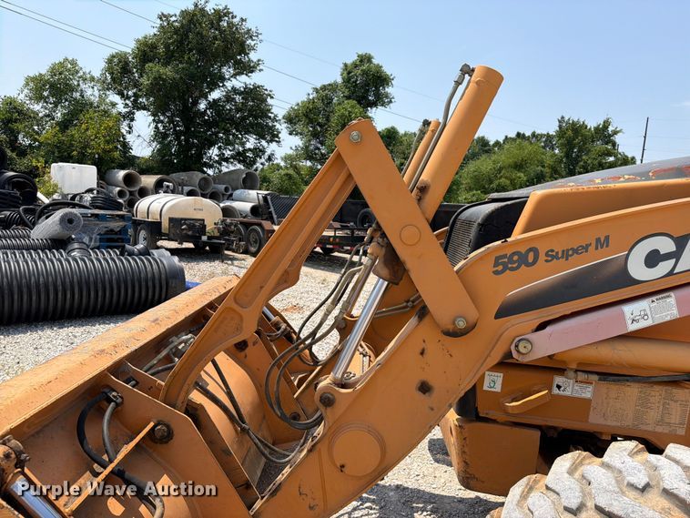 image for item EX2582 2009 Case 590 Super M Series 3 backhoe