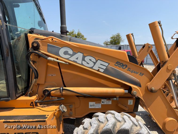 image for item EX2582 2009 Case 590 Super M Series 3 backhoe