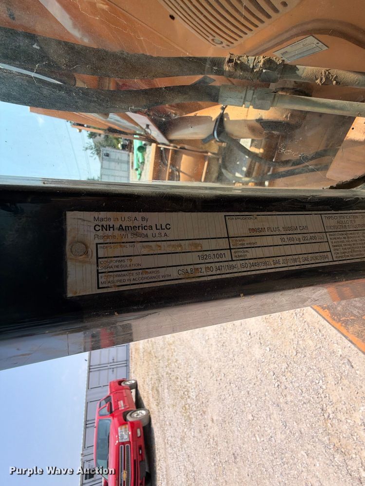 image for item EX2582 2009 Case 590 Super M Series 3 backhoe