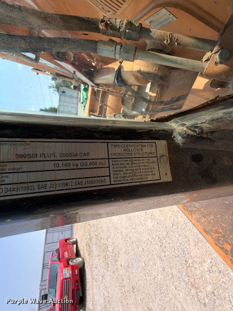 image for item EX2582 2009 Case 590 Super M Series 3 backhoe