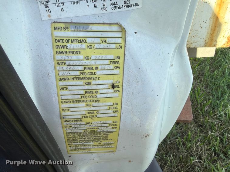 image for item EX4039 2011 Ford F-550 bucket truck
