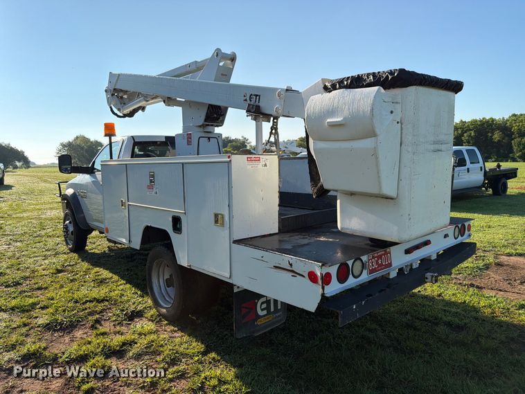 image for item EX4041 2016 RAM 5500 bucket truck