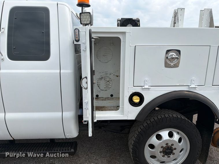 image for item FB4968 2015 Ford F250 Super Duty Ext. Cab utility bed pickup truck