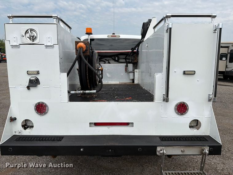 image for item FB4968 2015 Ford F250 Super Duty Ext. Cab utility bed pickup truck