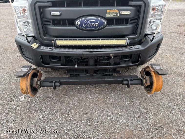 image for item FB4968 2015 Ford F250 Super Duty Ext. Cab utility bed pickup truck