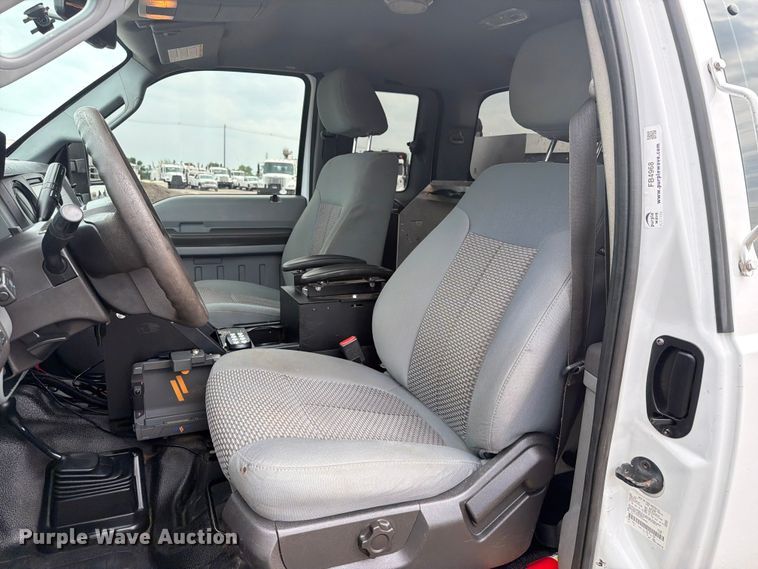 image for item FB4968 2015 Ford F250 Super Duty Ext. Cab utility bed pickup truck
