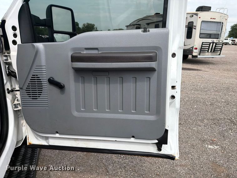 image for item FB4968 2015 Ford F250 Super Duty Ext. Cab utility bed pickup truck