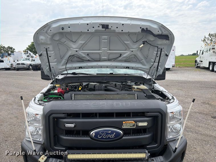 image for item FB4968 2015 Ford F250 Super Duty Ext. Cab utility bed pickup truck