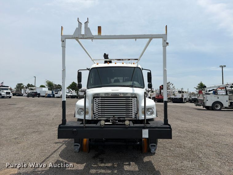 image for item FB4970 2007 Freightliner Business Class M2 Crew Cab crane truck