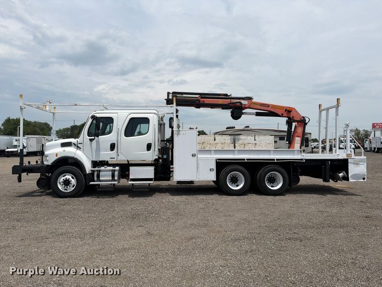 image for item FB4970 2007 Freightliner Business Class M2 Crew Cab crane truck