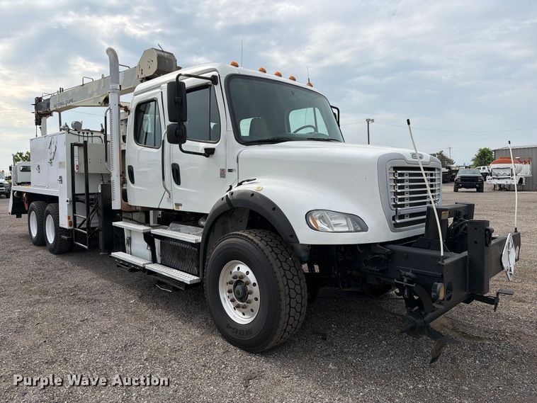 image for item FB4975 2012 Freightliner Business Class M2 Crew Cab crane truck
