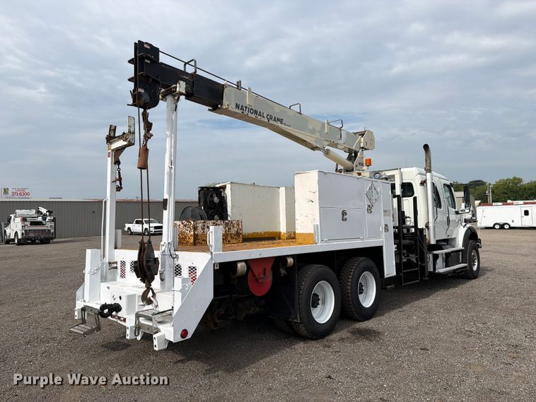 image for item FB4975 2012 Freightliner Business Class M2 Crew Cab crane truck