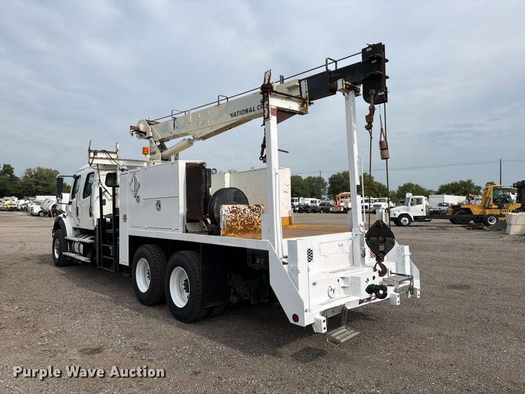 image for item FB4975 2012 Freightliner Business Class M2 Crew Cab crane truck