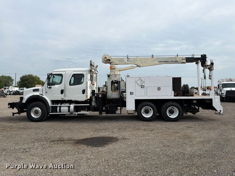 image for item FB4975 2012 Freightliner Business Class M2 Crew Cab crane truck