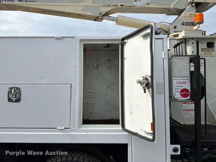 image for item FB4975 2012 Freightliner Business Class M2 Crew Cab crane truck