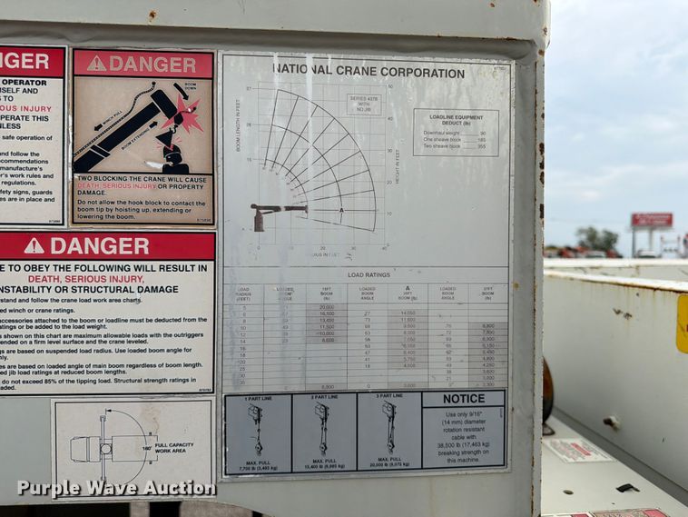 image for item FB4975 2012 Freightliner Business Class M2 Crew Cab crane truck