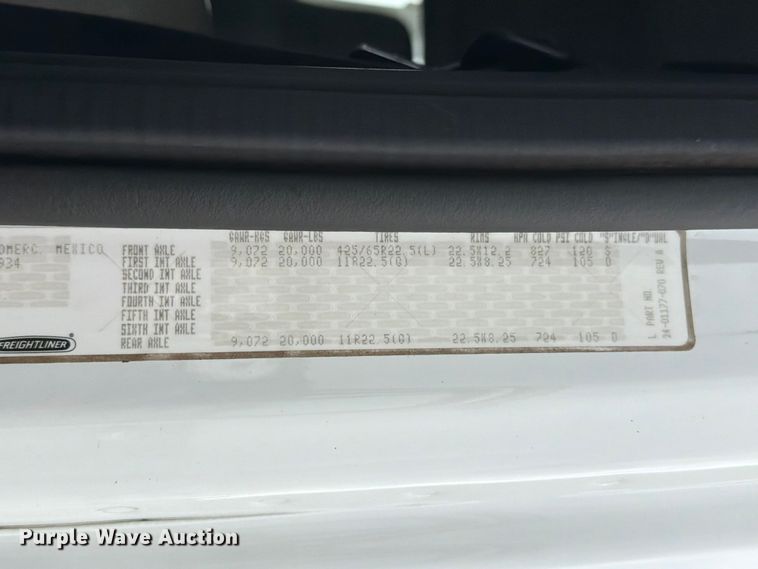 image for item FB4975 2012 Freightliner Business Class M2 Crew Cab crane truck