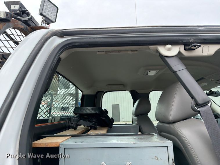 image for item FB4976 2013 Chevrolet Silverado 3500HD Ext. Cab utility bed pickup truck