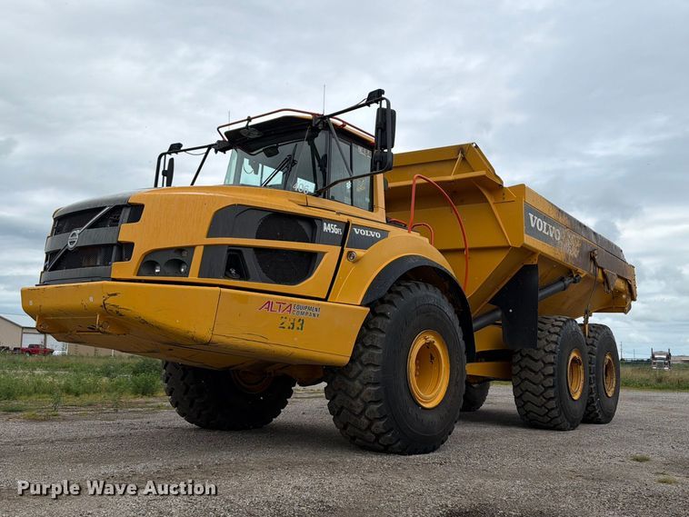2018 Volvo A45G FS articulated haul truck
